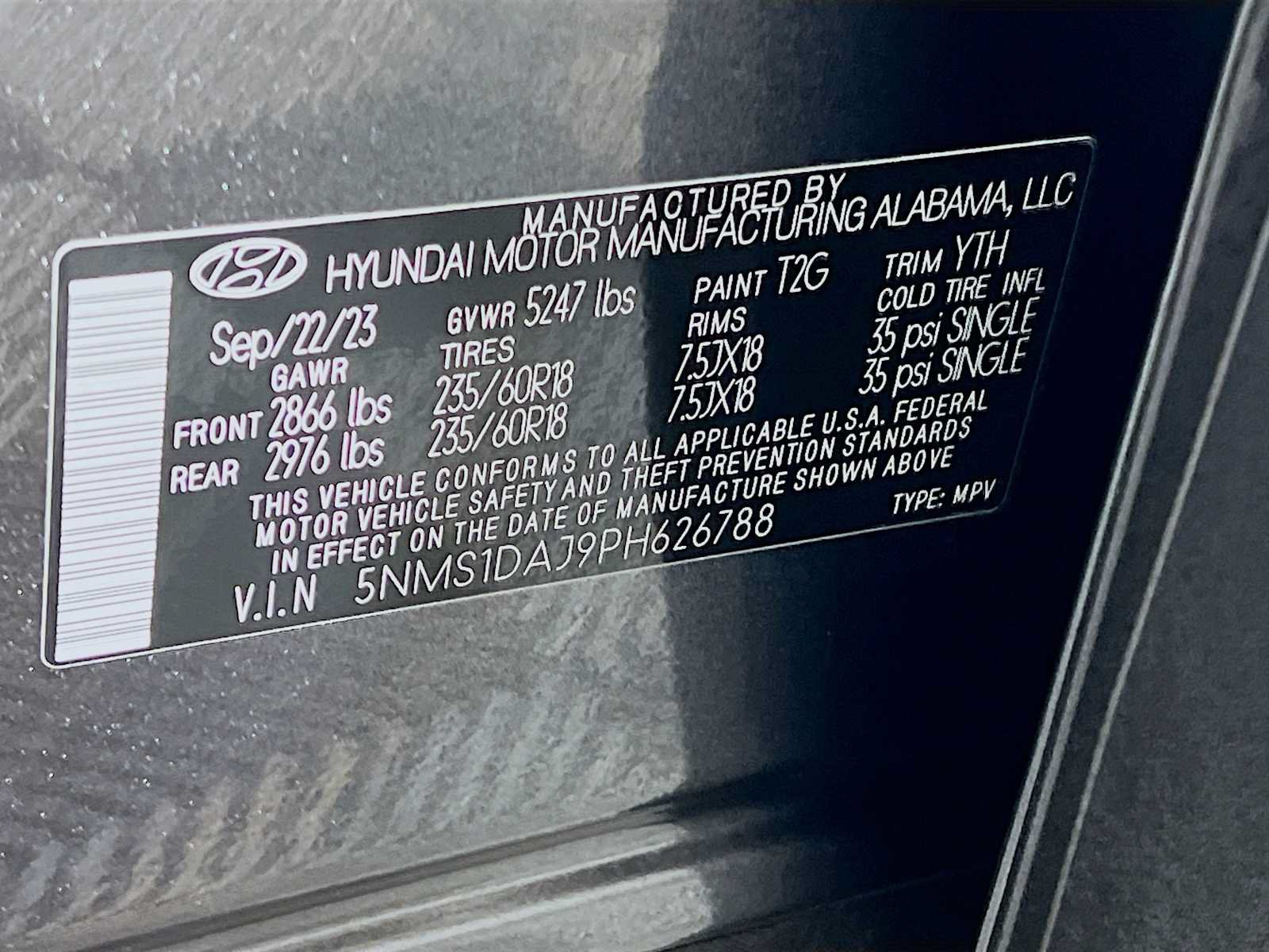 Certified 2023 Hyundai Santa Fe SE AWD/4WD image 31