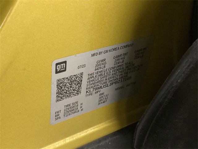 Certified 2023 Chevrolet TrailBlazer RS w/ Sun and Liftgate Package image 39