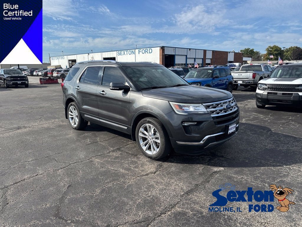 Certified 2019 Ford Explorer Limited w/ Class III Trailer Tow Package AWD/4WD image 1