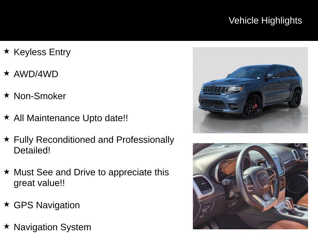 Used 2021 Jeep Grand Cherokee SRT image 16