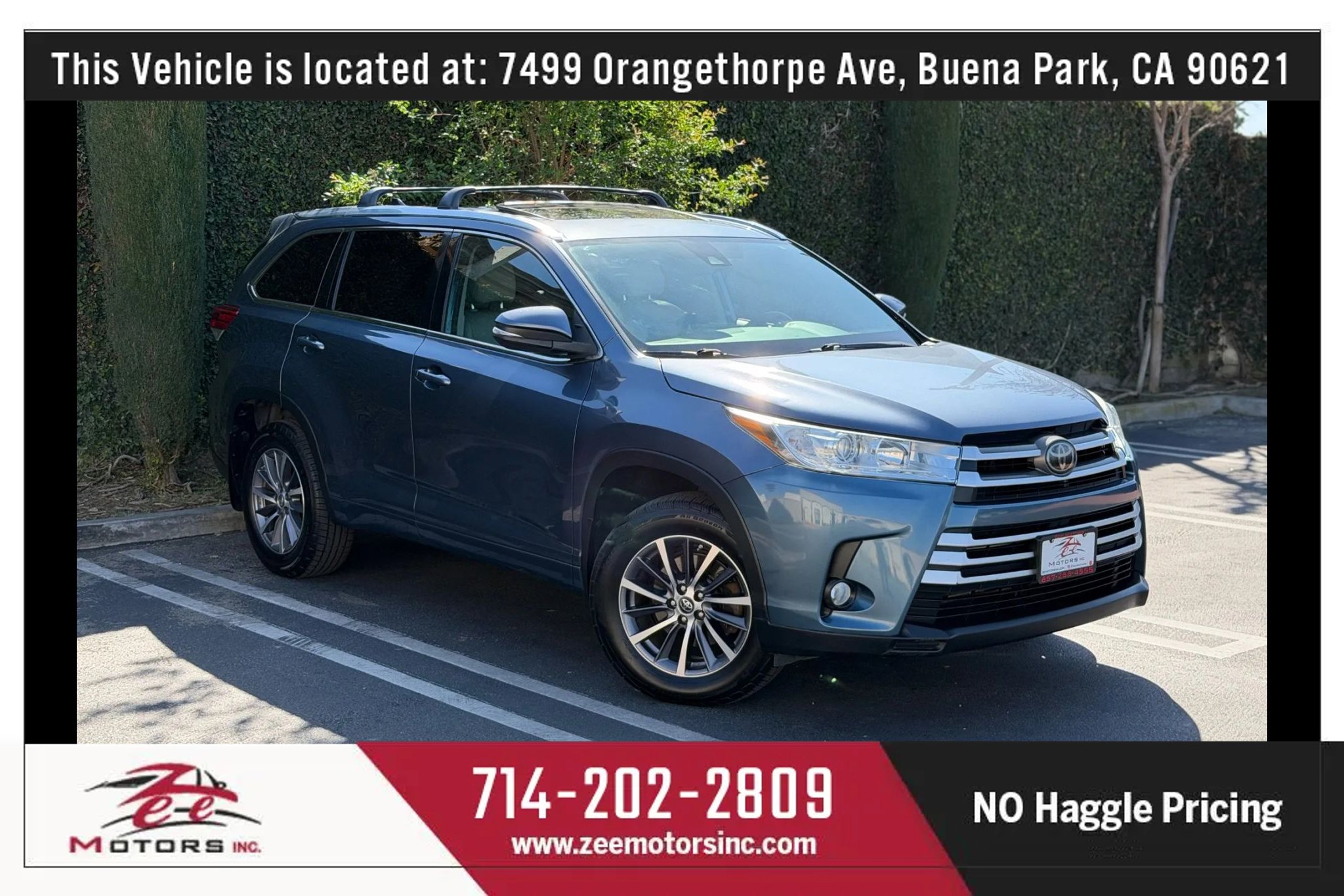 Used 2018 Toyota Highlander XLE w/ Carpet Mat Package (TMS) image 1