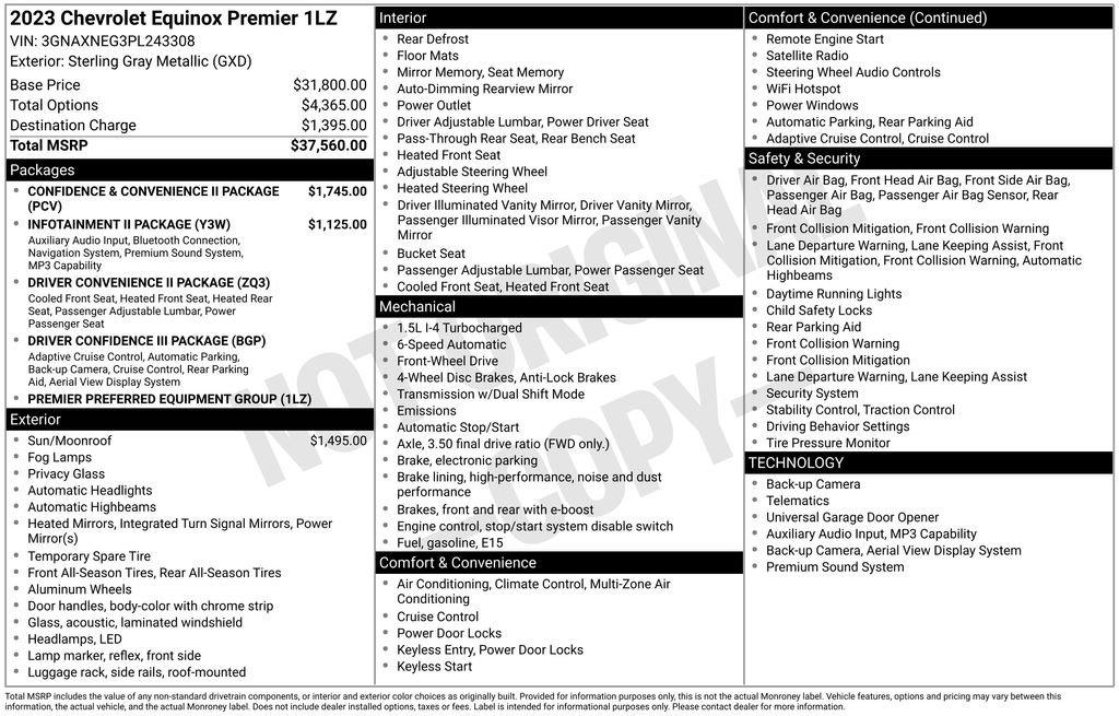 Used 2023 Chevrolet Equinox Premier FWD image 6