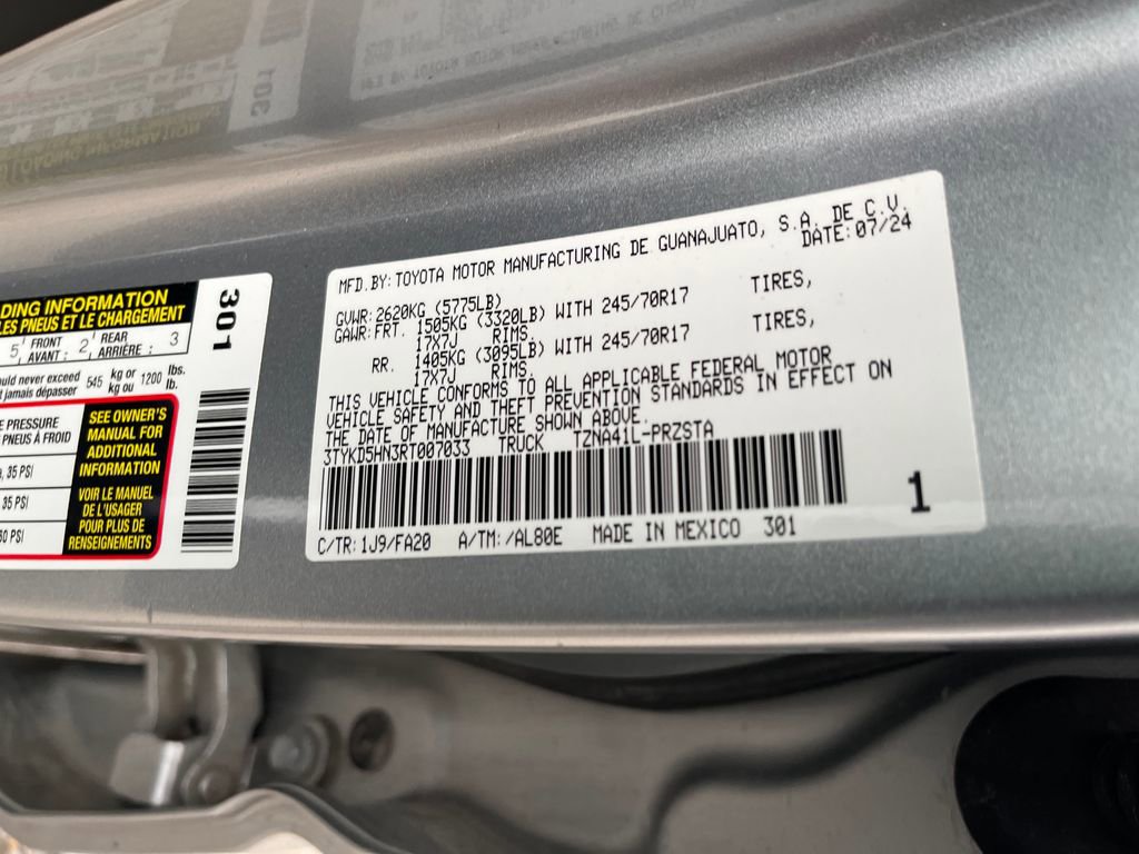 Certified 2024 Toyota Tacoma SR image 29