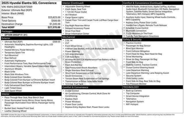 Used 2025 Hyundai Elantra SEL image 4