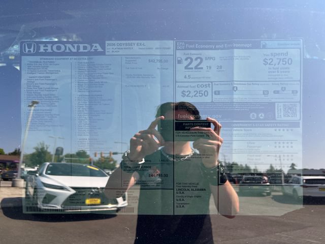 New 2026 Honda Odyssey EX-L image 32