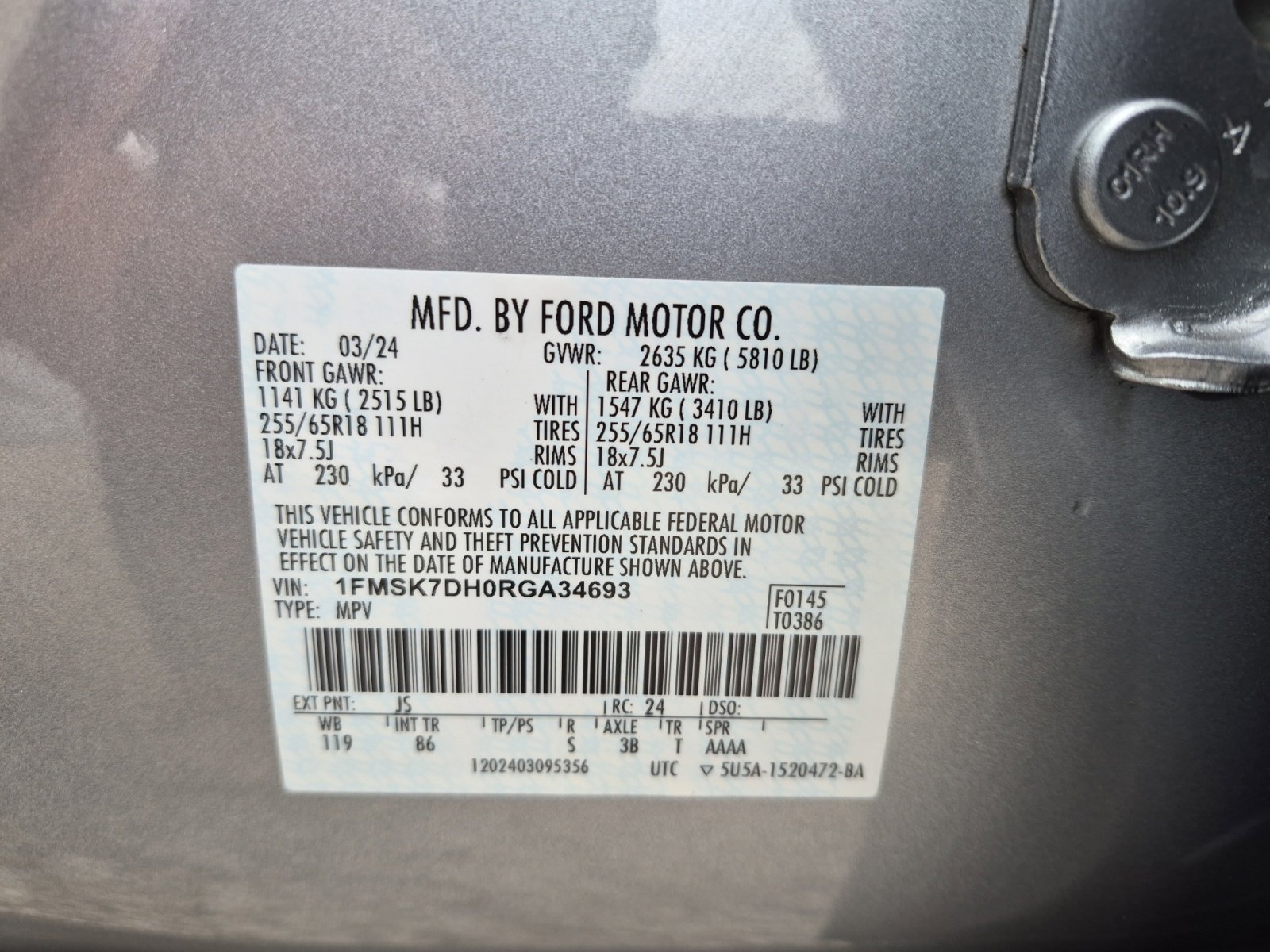 Used 2024 Ford Explorer XLT image 28