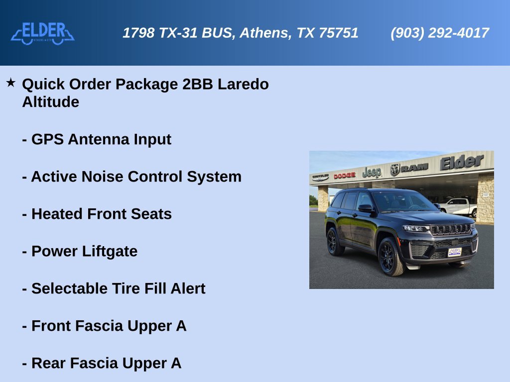 New 2026 Jeep Grand Cherokee Altitude RWD image 8