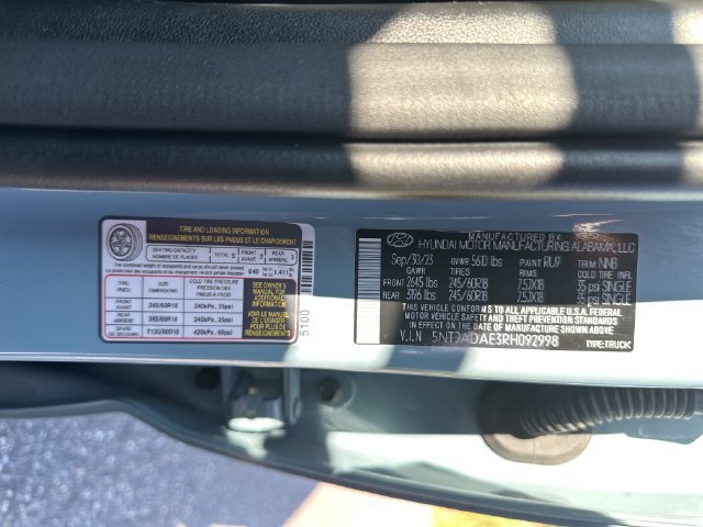 Certified 2024 Hyundai Santa Cruz SE AWD/4WD image 28