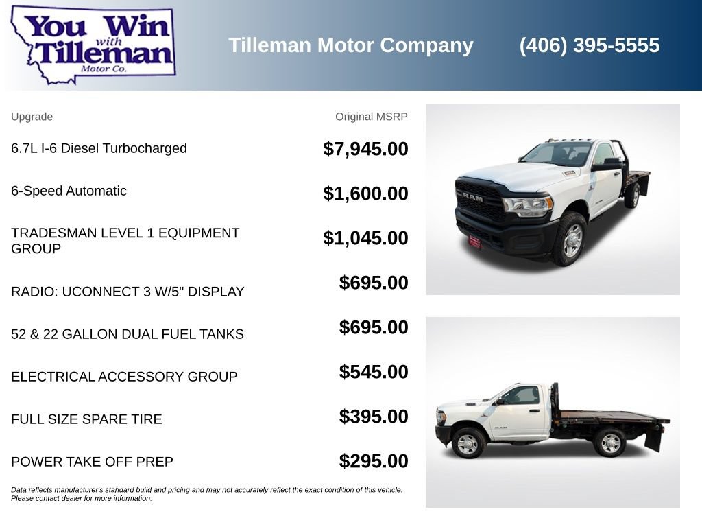 Used 2021 RAM 3500 Tradesman AWD/4WD image 3