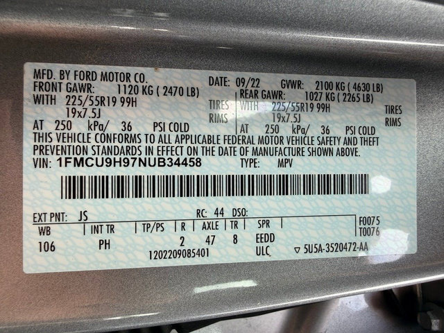 Used 2022 Ford Escape SEL AWD/4WD image 23