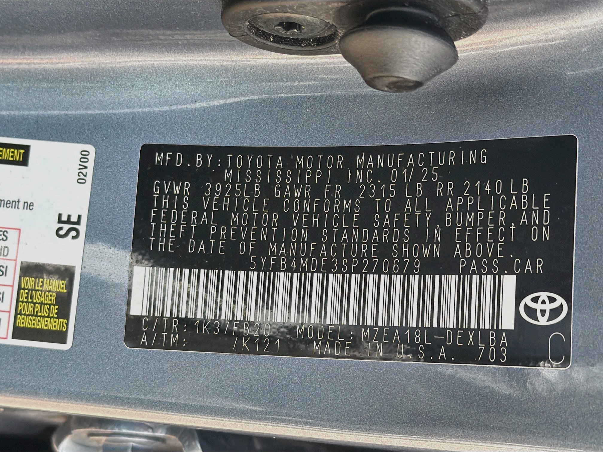Used 2025 Toyota Corolla LE FWD image 12