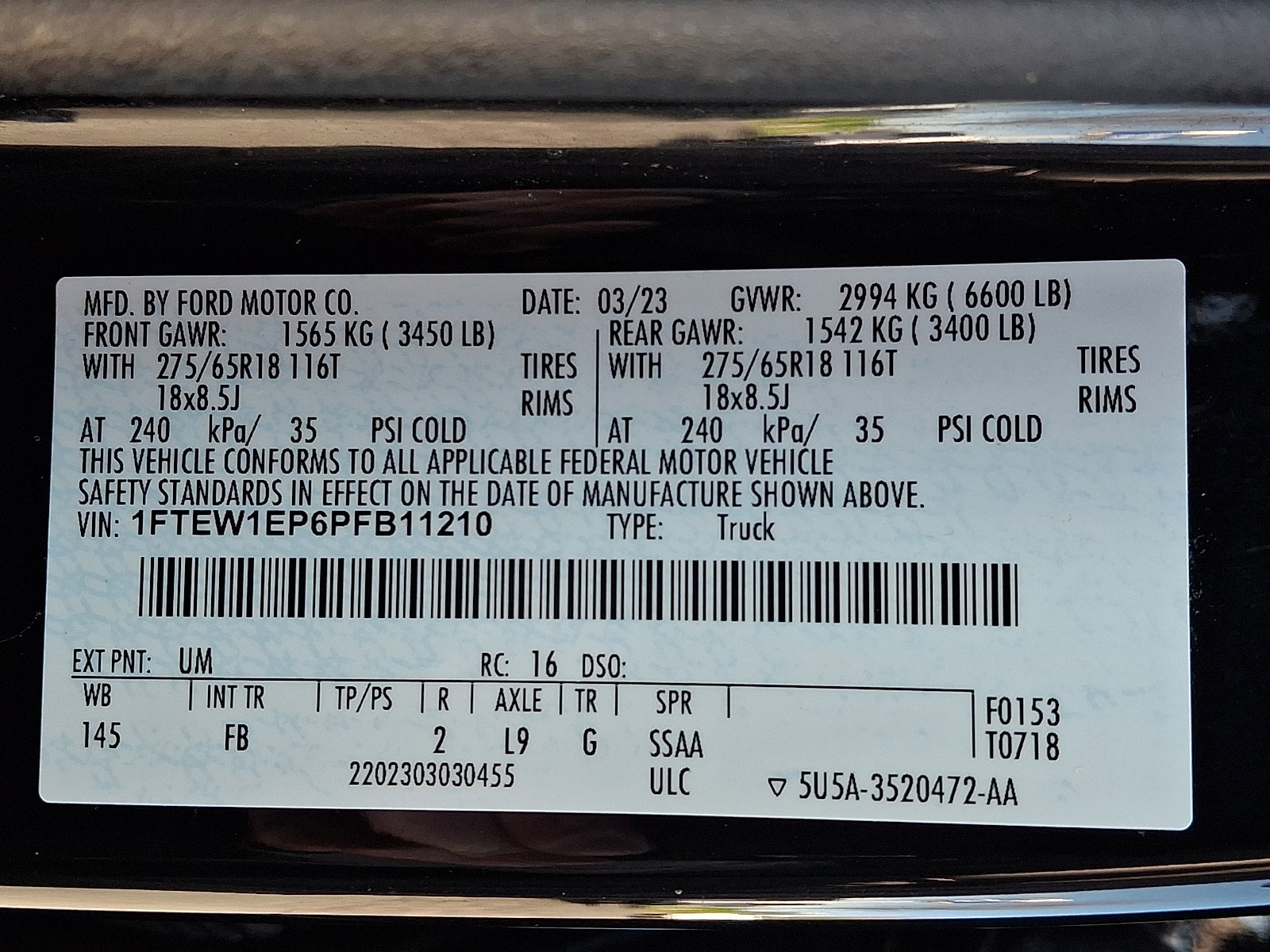 Used 2023 Ford F150 XLT w/ Equipment Group 302A High AWD/4WD image 26