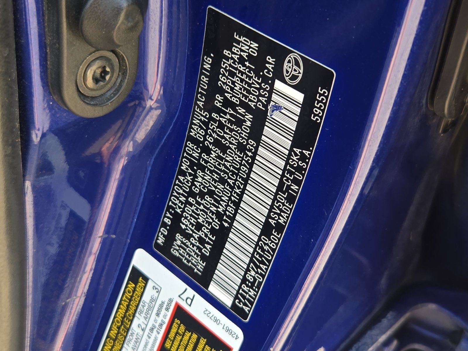 Used 2015 Toyota Camry SE FWD image 24