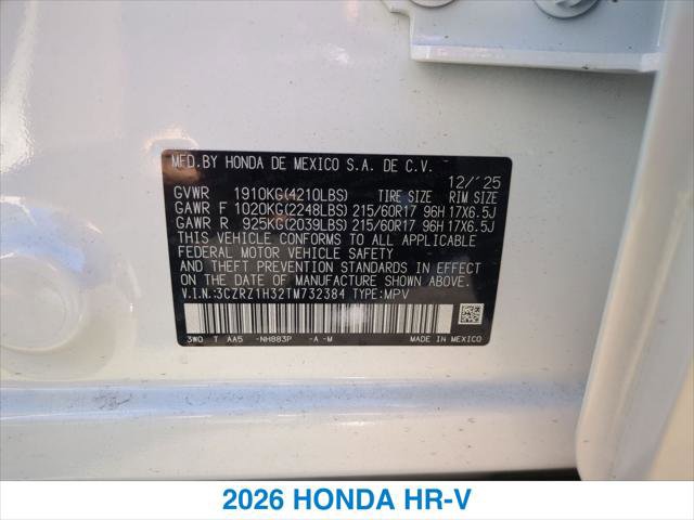 Used 2026 Honda HR-V LX image 26