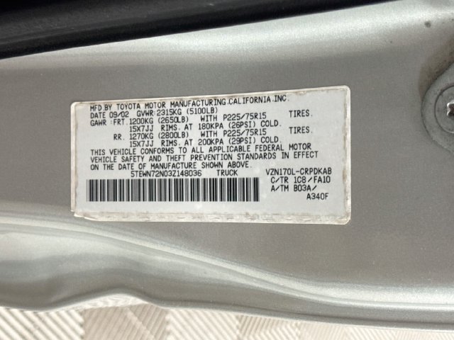 Used 2003 Toyota Tacoma 4x4 Xtracab V6 w/ Convenience Pkg image 25