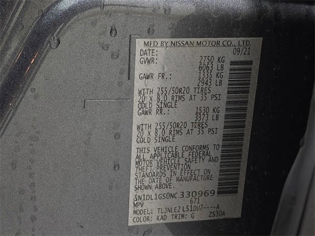 Used 2022 INFINITI QX60 Sensory w/ Cargo Package image 35