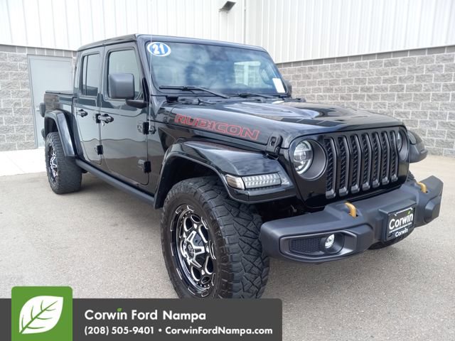 Used 2021 Jeep Gladiator Rubicon w/ Uconnect 4C Nav & Sound Group