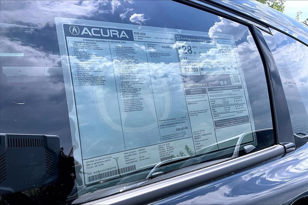 New 2026 Acura ADX FWD image 30