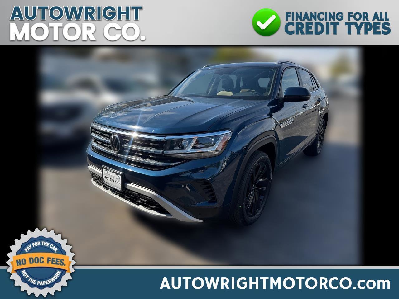 Used 2021 Volkswagen Atlas Cross Sport SE w/ Panoramic Sunroof Package