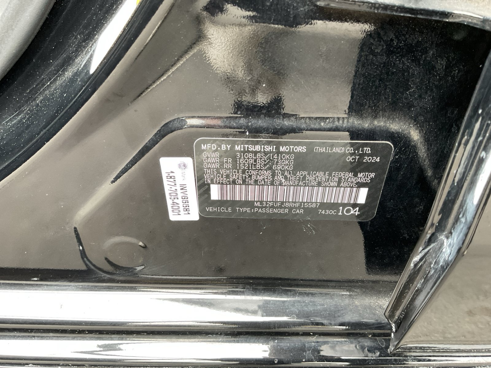 Used 2024 Mitsubishi Mirage G4 Black Edition FWD image 27