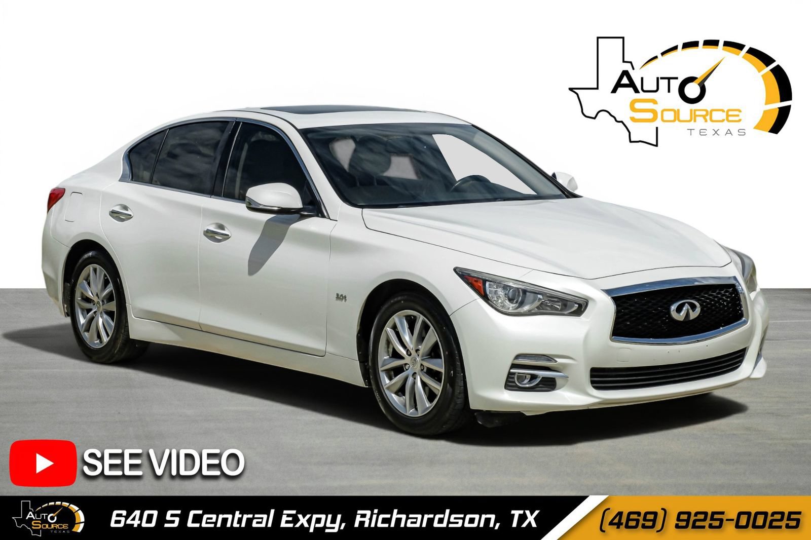 Used 2016 INFINITI Q50 3.0t Premium w/ Cargo Package RWD image 1