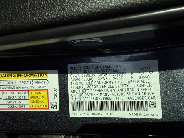 Used 2022 Honda Civic Sport image 30