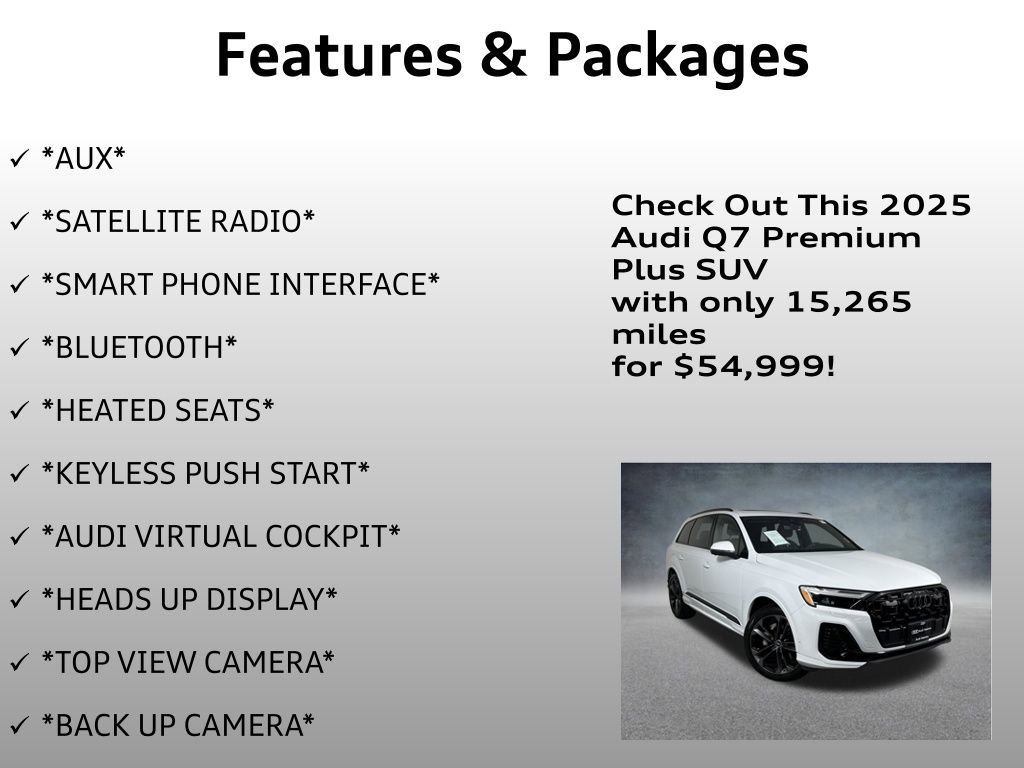 Used 2025 Audi Q7 3.0T Premium Plus w/ Premium Plus Package image 8