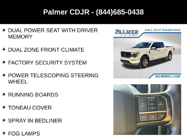 Used 2022 Ford F150 Platinum w/ Equipment Group 701A High AWD/4WD image 24