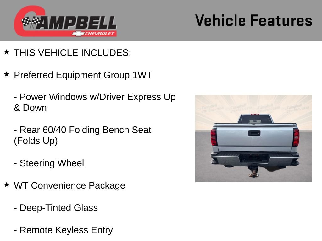 Used 2015 Chevrolet Silverado 2500 W/T w/ WT Convenience Package AWD/4WD image 5