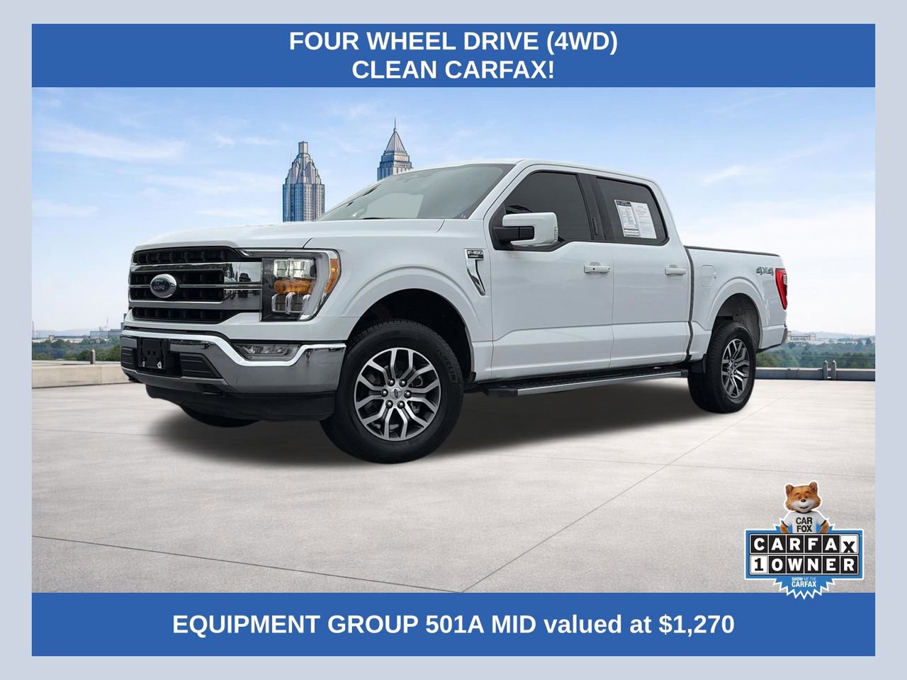 Used 2021 Ford F150 Lariat w/ Equipment Group 501A Mid AWD/4WD image 1