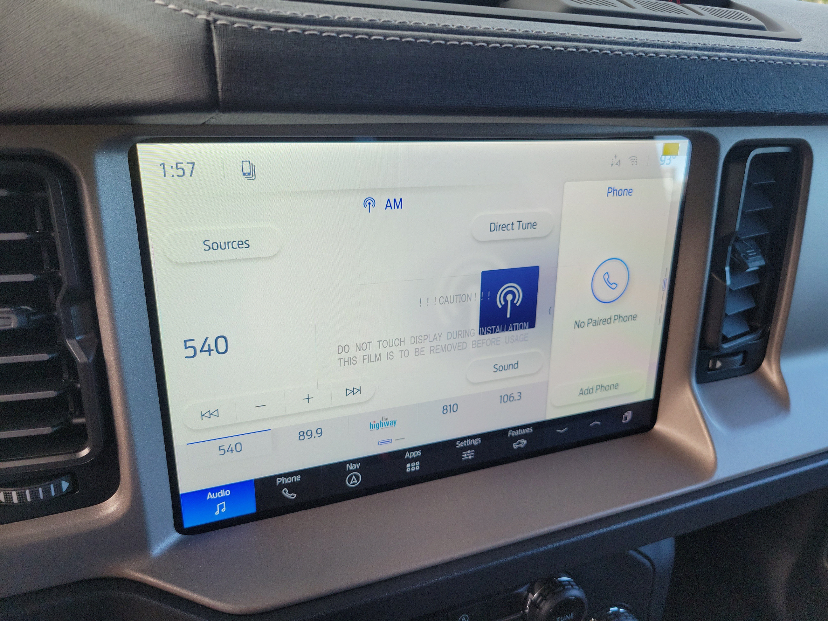 New 2026 Ford Bronco Outer Banks AWD/4WD image 15