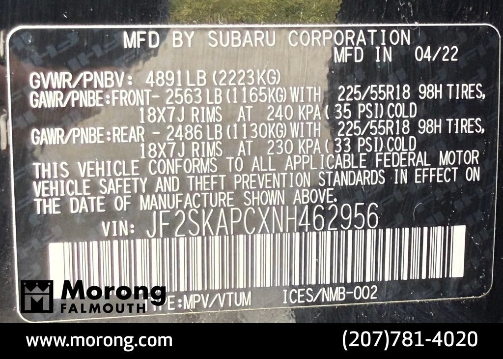 Used 2022 Subaru Forester Limited AWD/4WD image 50