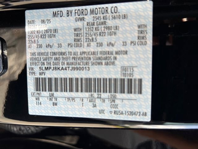 New 2026 Lincoln Nautilus Reserve w/ Jet Appearance Package image 37