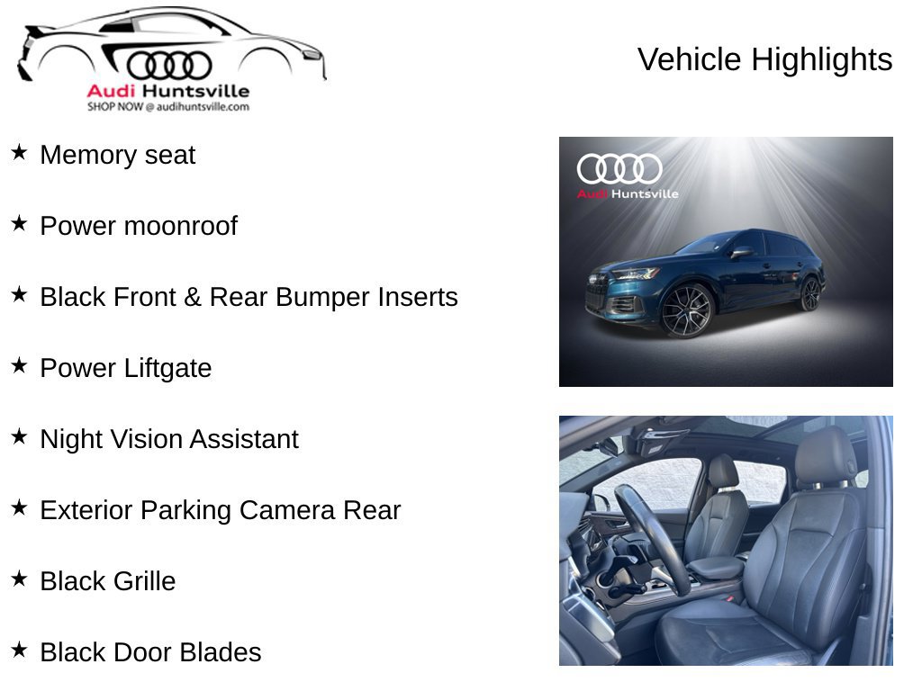 Used 2020 Audi Q7 3.0T Prestige w/ Black Optic Package AWD/4WD image 12