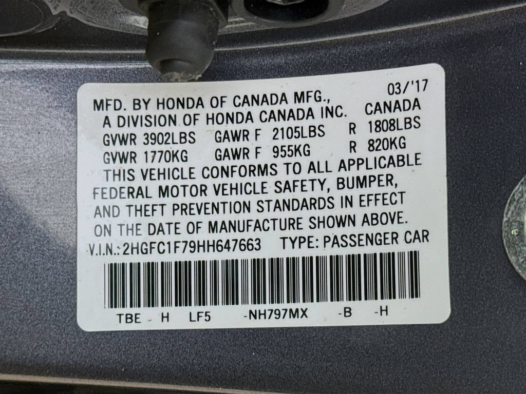 Used 2017 Honda Civic EX-L image 38