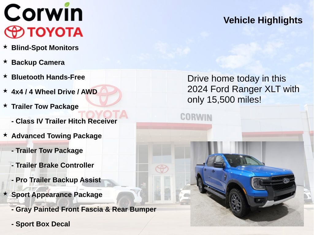 Used 2024 Ford Ranger XLT w/ FX4 Off-Road Package image 6