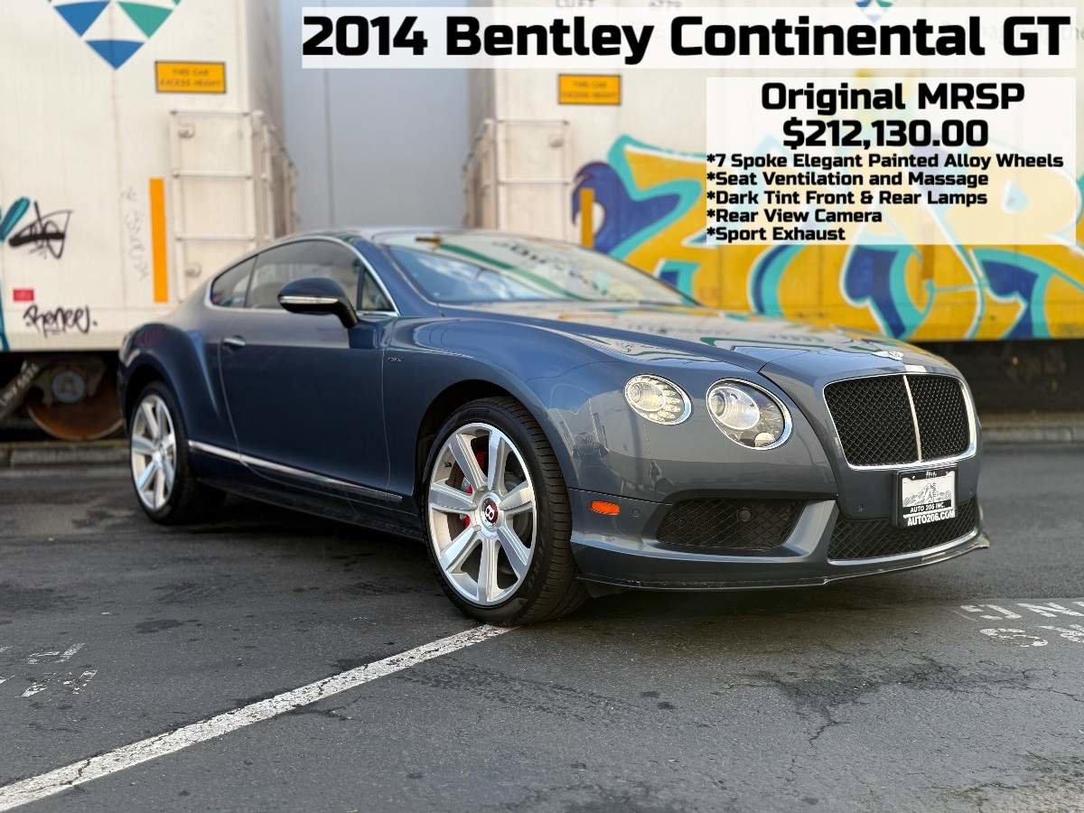Used 2014 Bentley Continental GT V8 S