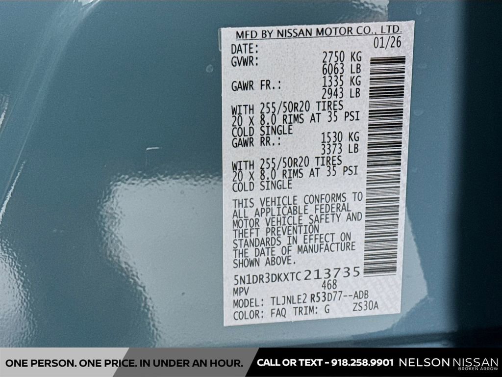 New 2026 Nissan Pathfinder Platinum image 34