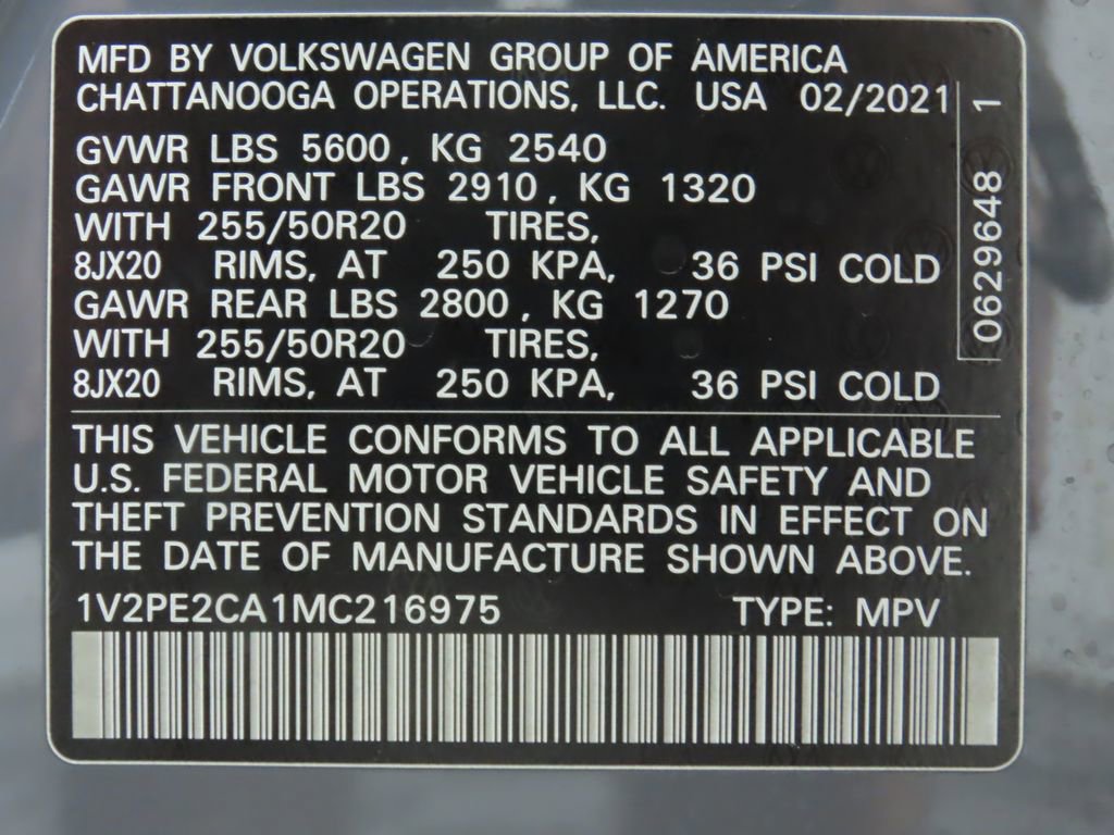 Used 2021 Volkswagen Atlas Cross Sport SE w/ Panoramic Sunroof Package image 35