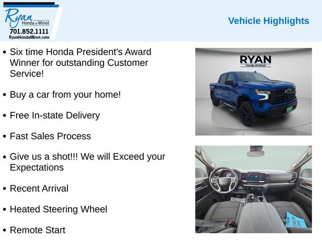 Used 2023 Chevrolet Silverado 1500 LT Trail Boss w/ Protection Package image 2