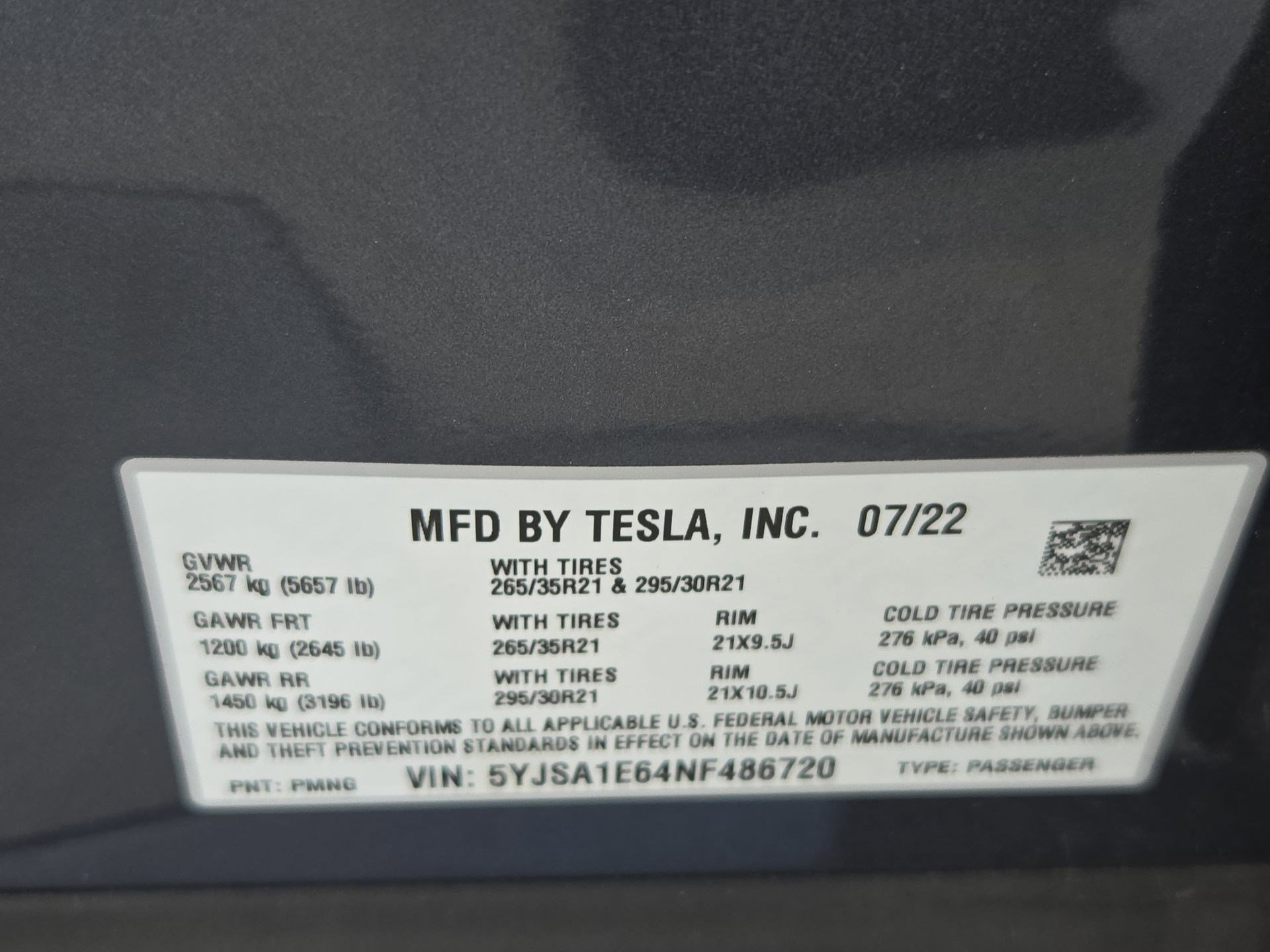 Used 2022 Tesla Model S Plaid image 34