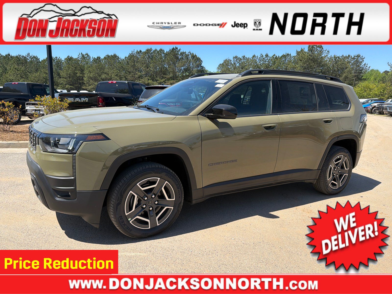 New 2026 Jeep Cherokee Laredo AWD/4WD image 1