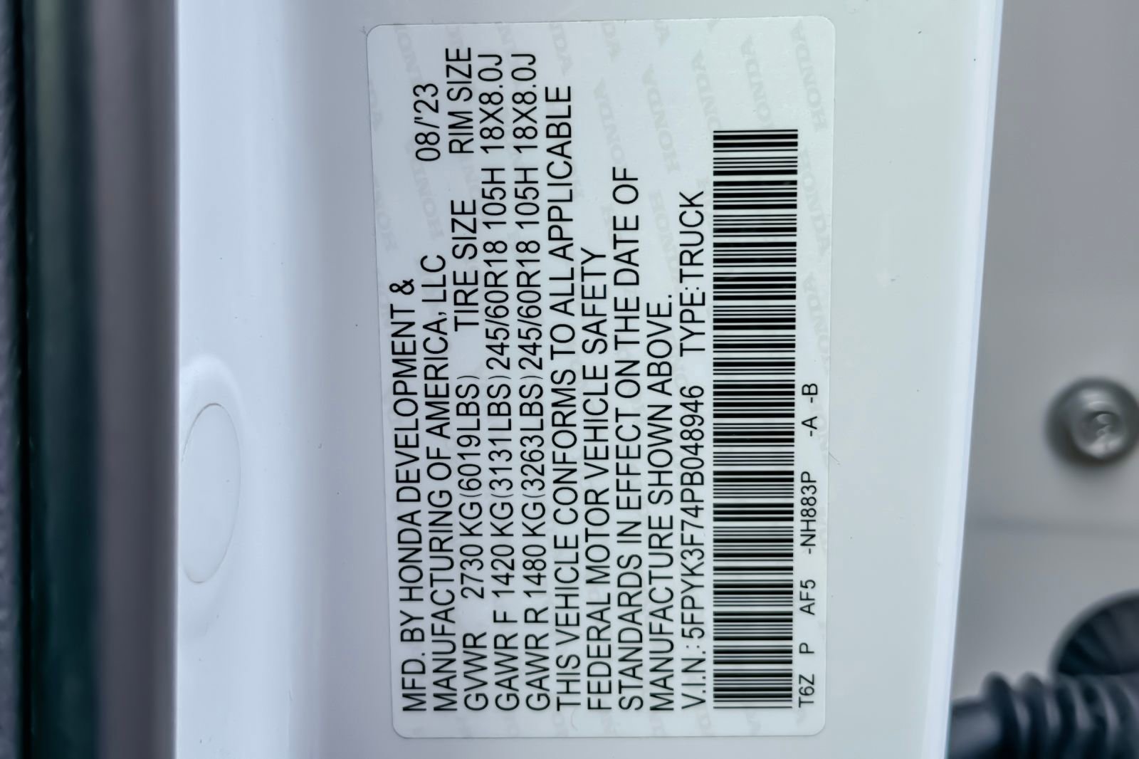 Used 2023 Honda Ridgeline RTL-E image 42