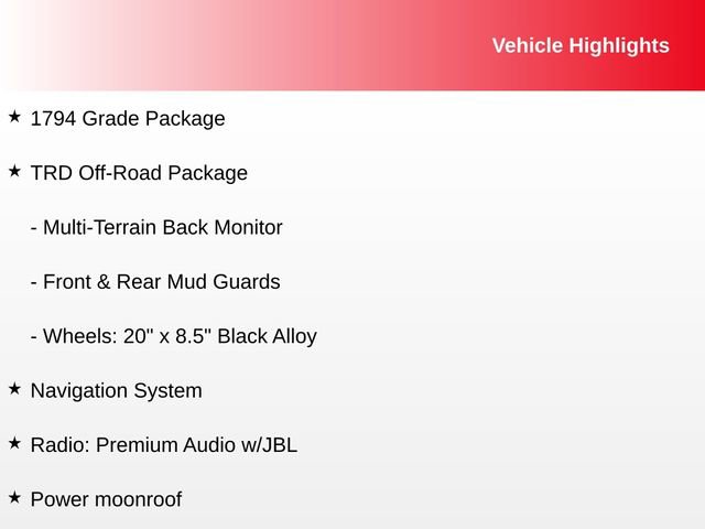 Used 2025 Toyota Tundra 1794 Edition image 7