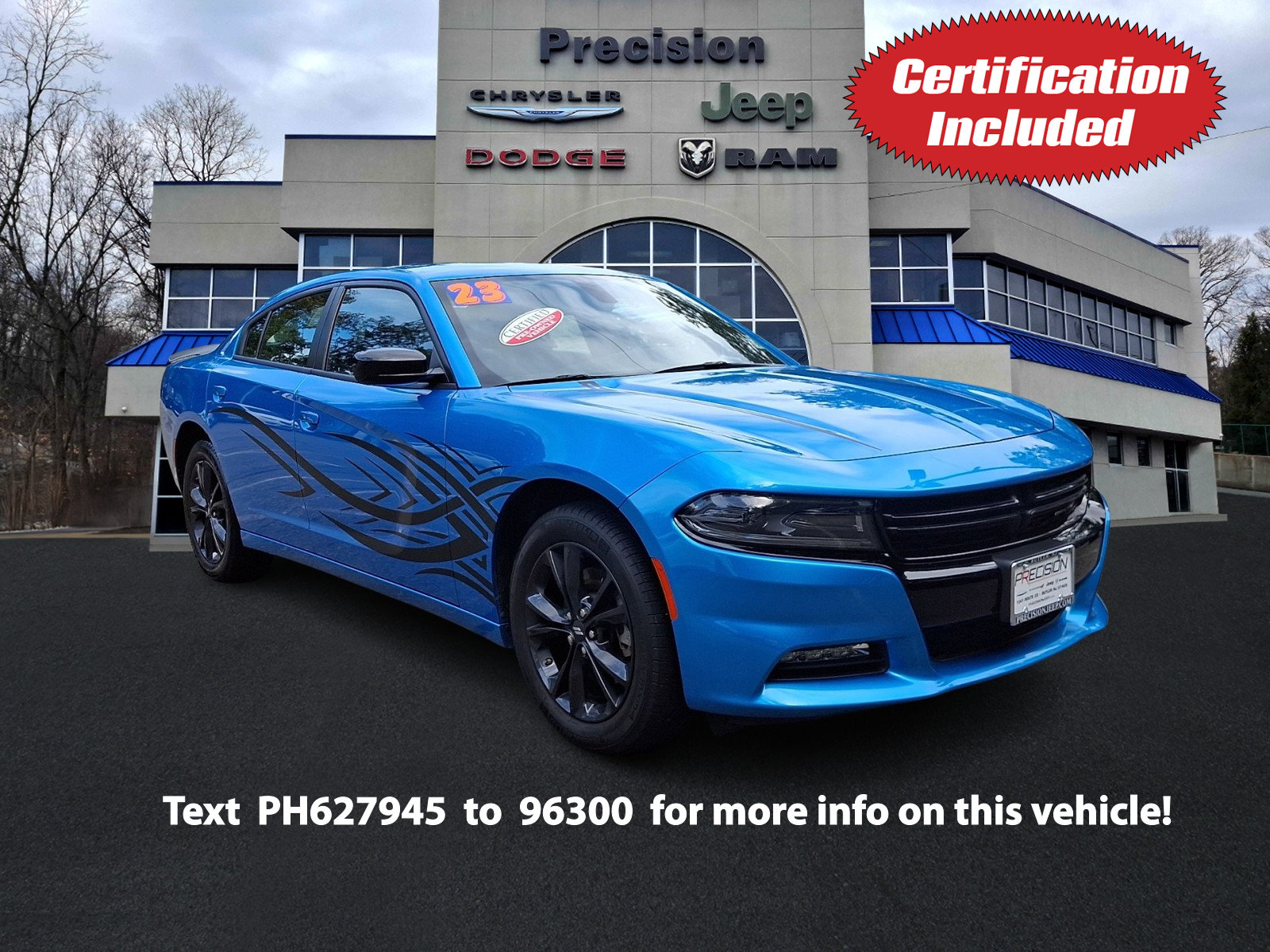 Certified 2023 Dodge Charger SXT w/ Blacktop Package