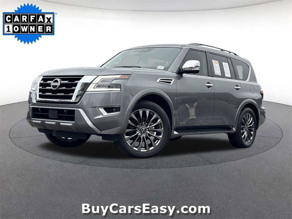 Used 2023 Nissan Armada Platinum w/ Captain's Chairs Package image 1
