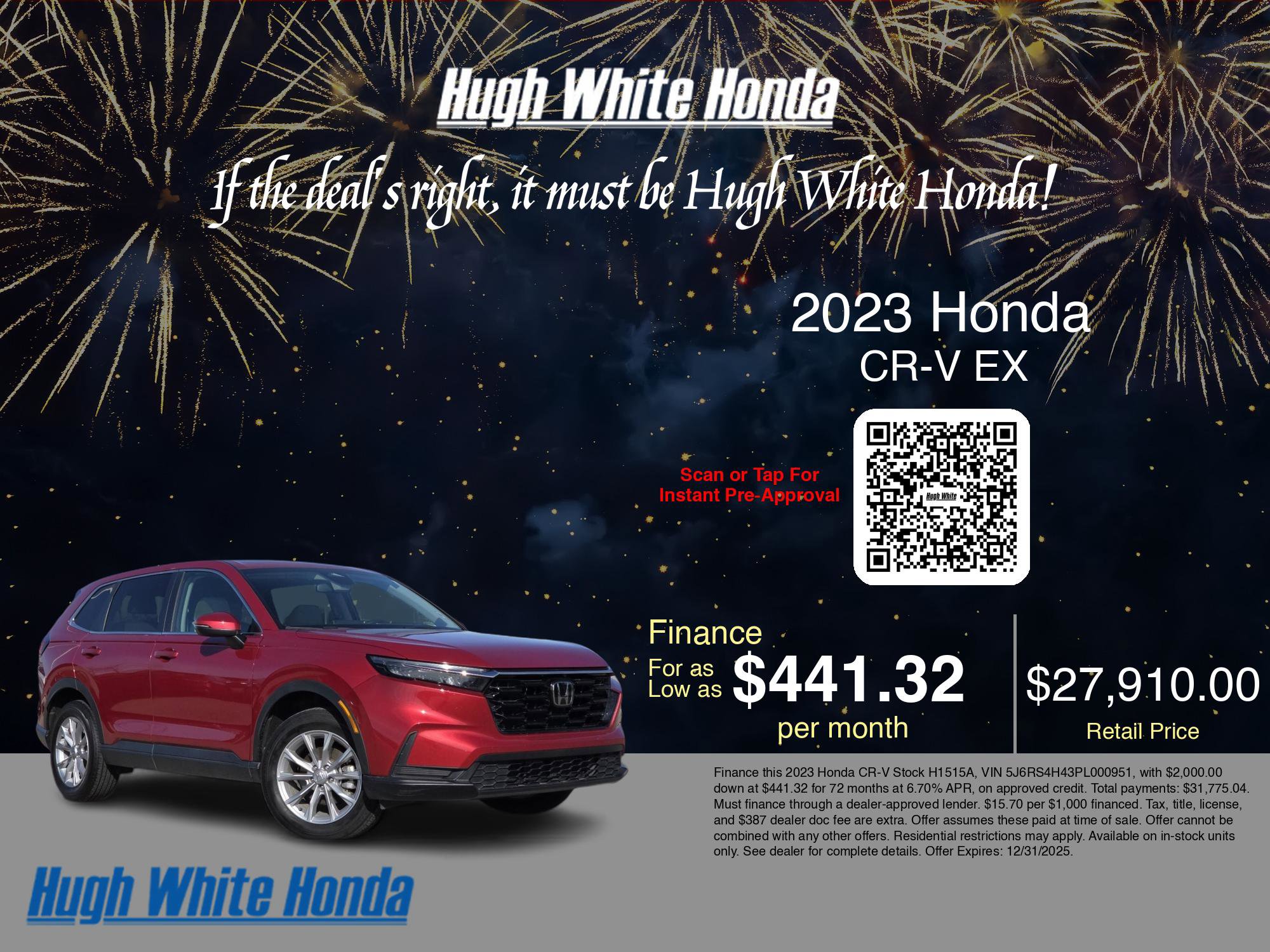 Used 2023 Honda CR-V EX image 3