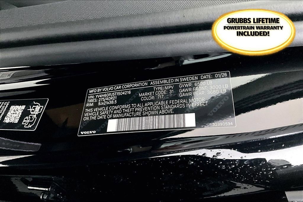 New 2026 Volvo XC90 T8 Core image 32