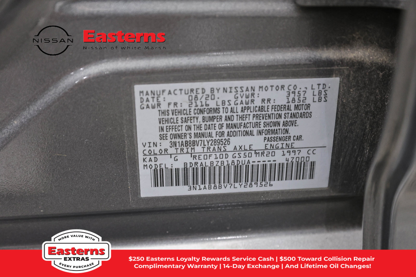 Used 2020 Nissan Sentra S FWD image 34
