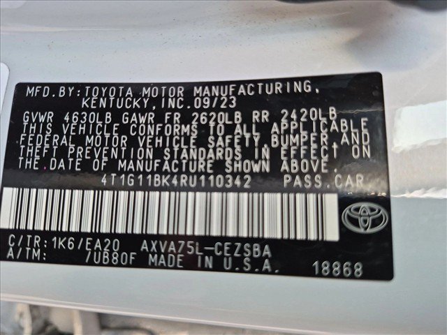 Certified 2024 Toyota Camry SE w/ Cold Weather Package AWD/4WD image 24